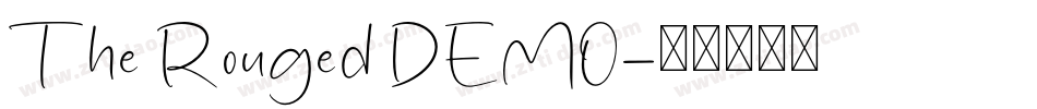 The Rouged DEMO字体转换